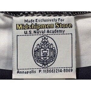 US Naval Academy Midshipmen Store Microfiber Blue Rim TSHIRT The Game XS NWT